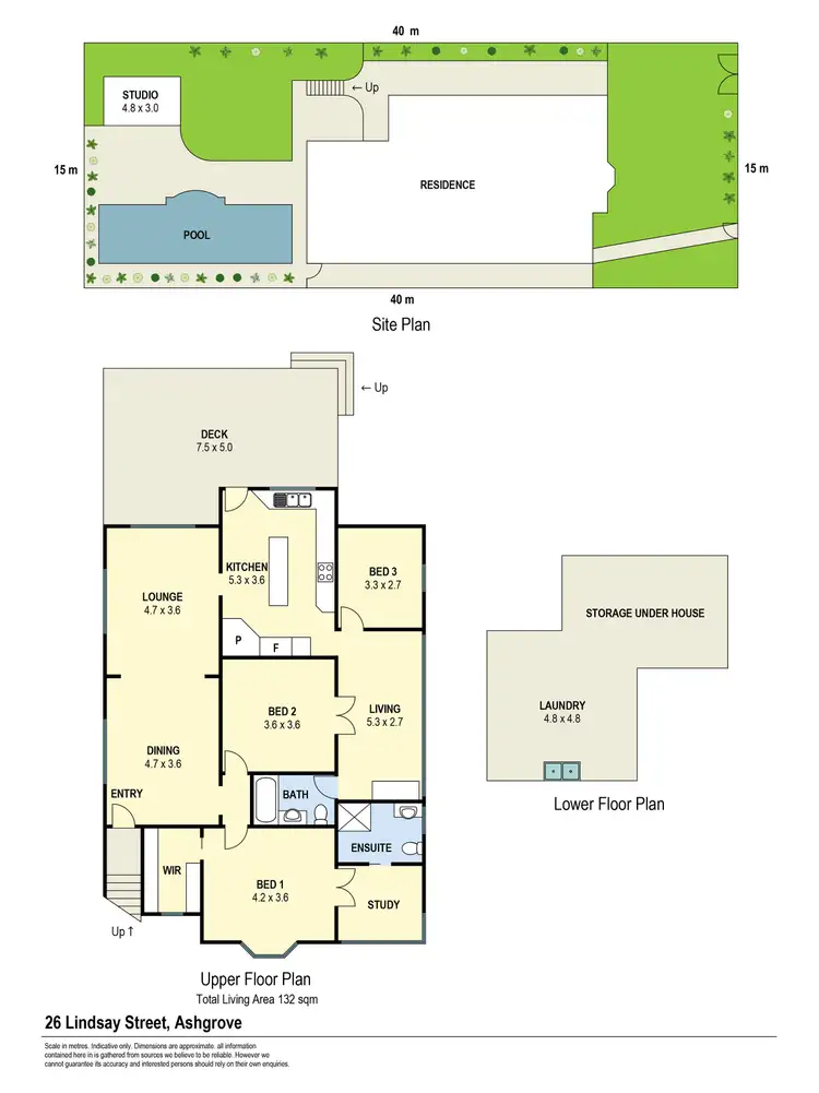 Floorplan of Homely house listing, 26 Lindsay Street, Ashgrove QLD 4060