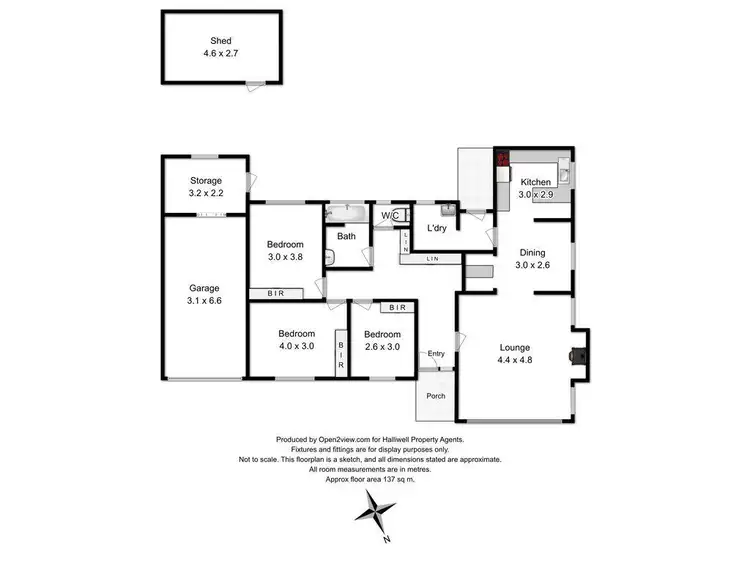 Floorplan of Homely house listing, 3 Camelia Place, Devonport TAS 7310
