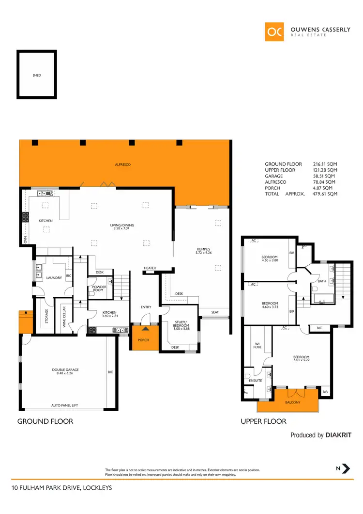 Floorplan of Homely house listing, 10 Fulham Park Drive, Lockleys SA 5032
