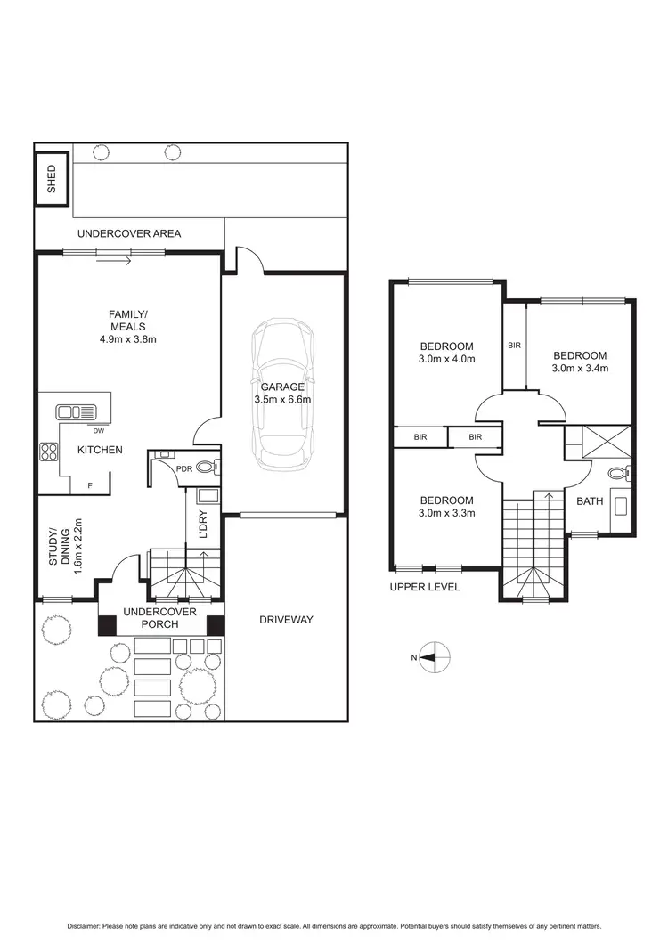 Floorplan of Homely townhouse listing, 2B James Street, Fawkner VIC 3060