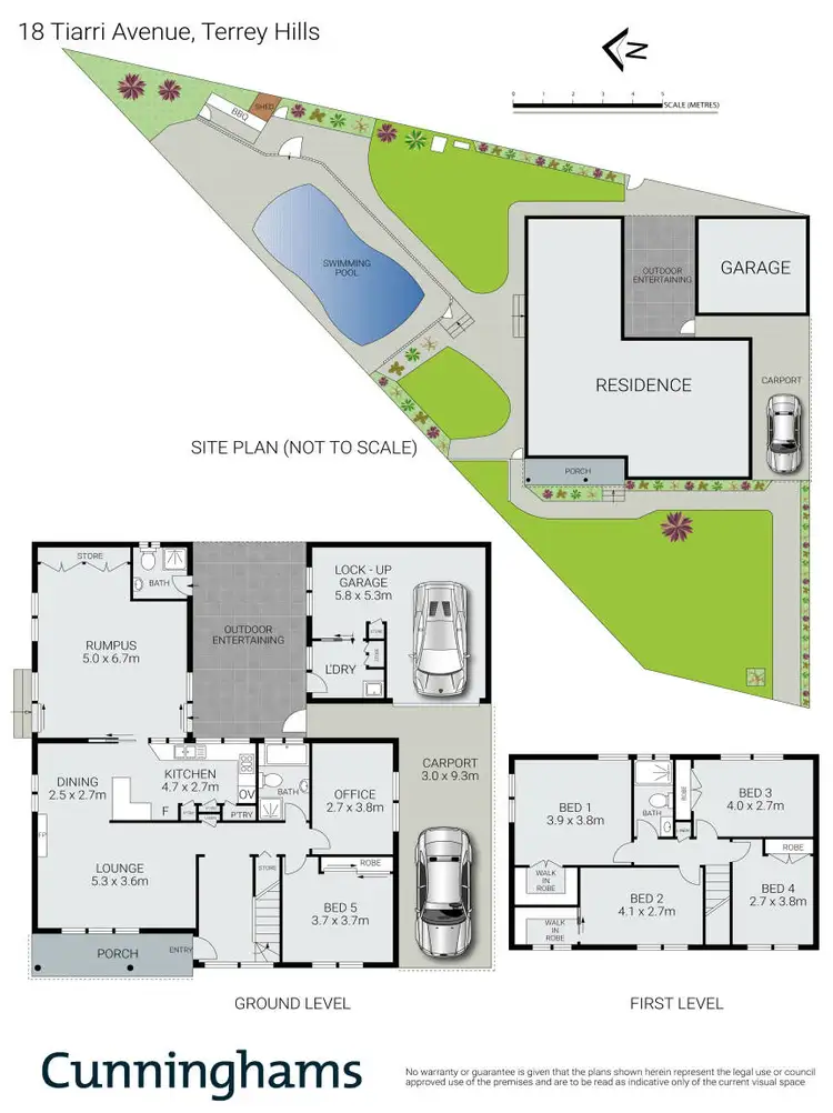 Floorplan of Homely house listing, 18 Tiarri Avenue, Terrey Hills NSW 2084