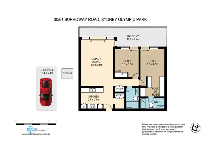 Floorplan of Homely apartment listing, 306/1 Burroway Road, Wentworth Point NSW 2127