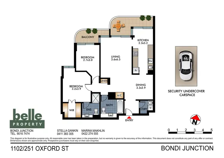 Floorplan of Homely apartment listing, 1102/251 Oxford Street, Bondi Junction NSW 2022