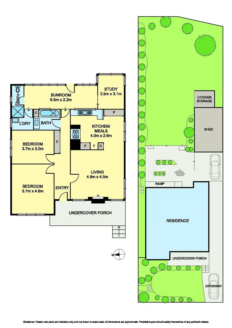 Floorplan of Homely house listing, 6 Hopetoun Avenue, Reservoir VIC 3073