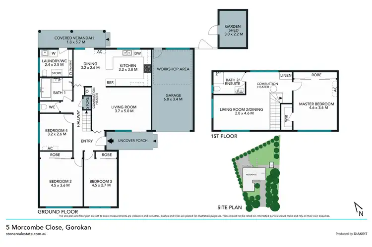 Floorplan of Homely house listing, 5 Morcombe Close, Gorokan NSW 2263
