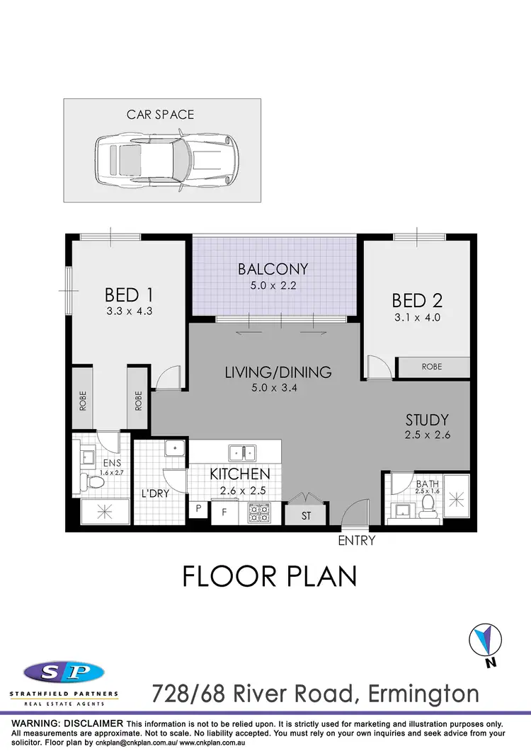 Floorplan of Homely apartment listing, 72 River Road, Ermington NSW 2115