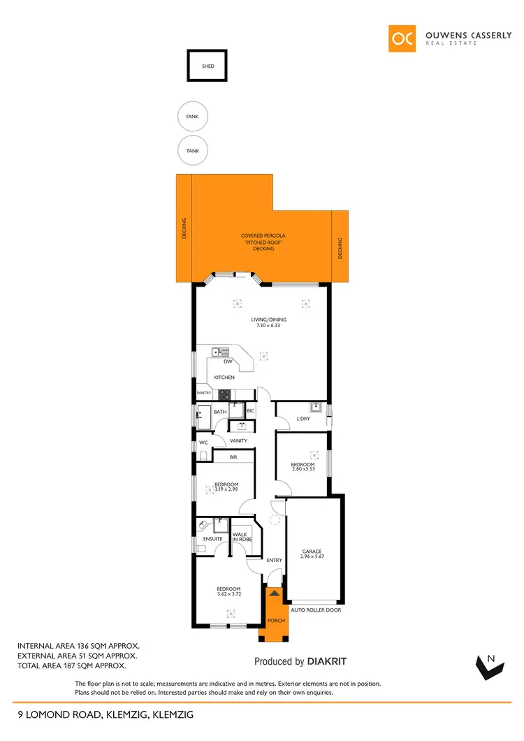 Floorplan of Homely house listing, 9 Lomond Road, Klemzig SA 5087