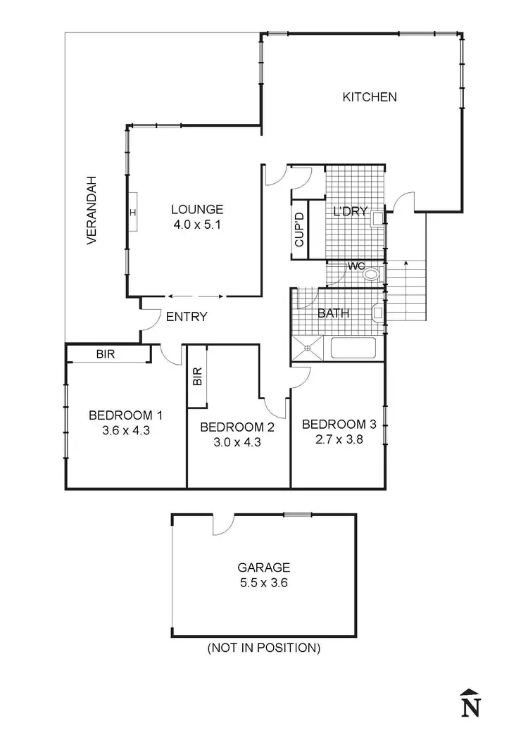 Floorplan of Homely house listing, 20 Finn Street, White Hills VIC 3550