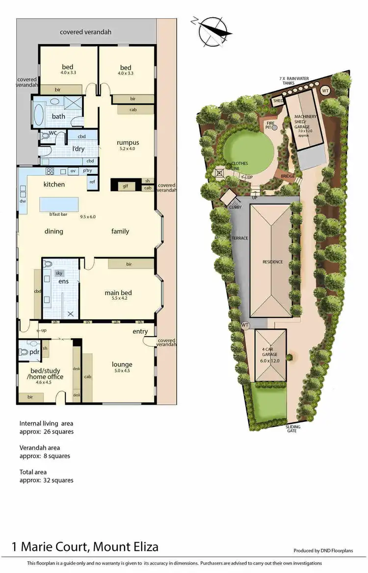 Floorplan of Homely house listing, 1 Marie Court, Mount Eliza VIC 3930