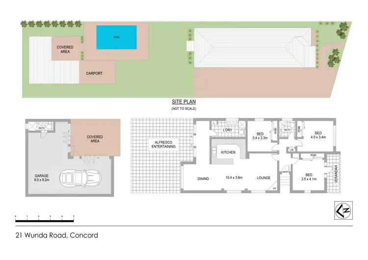 Floorplan of Homely house listing, 21 Wunda Road, Concord West NSW 2138