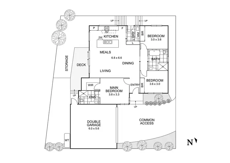 Floorplan of Homely unit listing, 3/29 Para Road, Lower Plenty VIC 3093