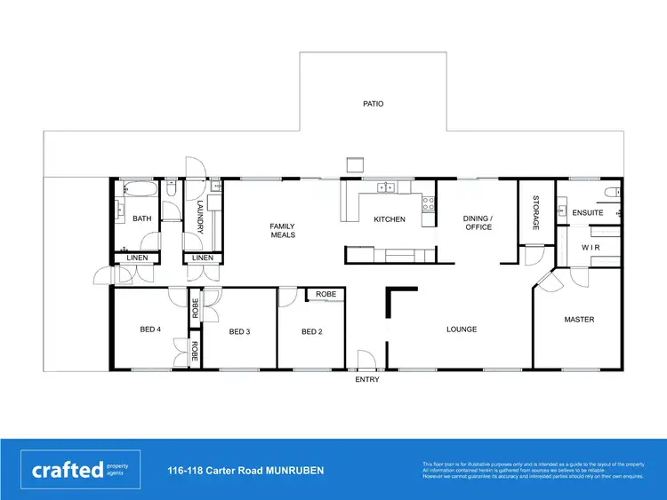 Floorplan of Homely house listing, 116-118 Carter Road, Munruben QLD 4125