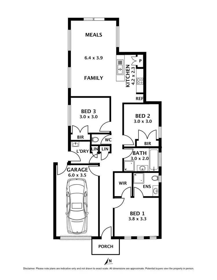 Floorplan of Homely house listing, 2/10 Marlo Drive, Harkness VIC 3337