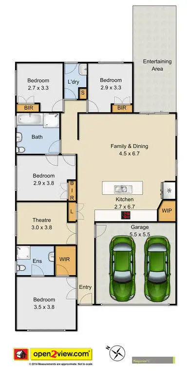 Floorplan of Homely house listing, 6 Andrew Street, Riverstone NSW 2765