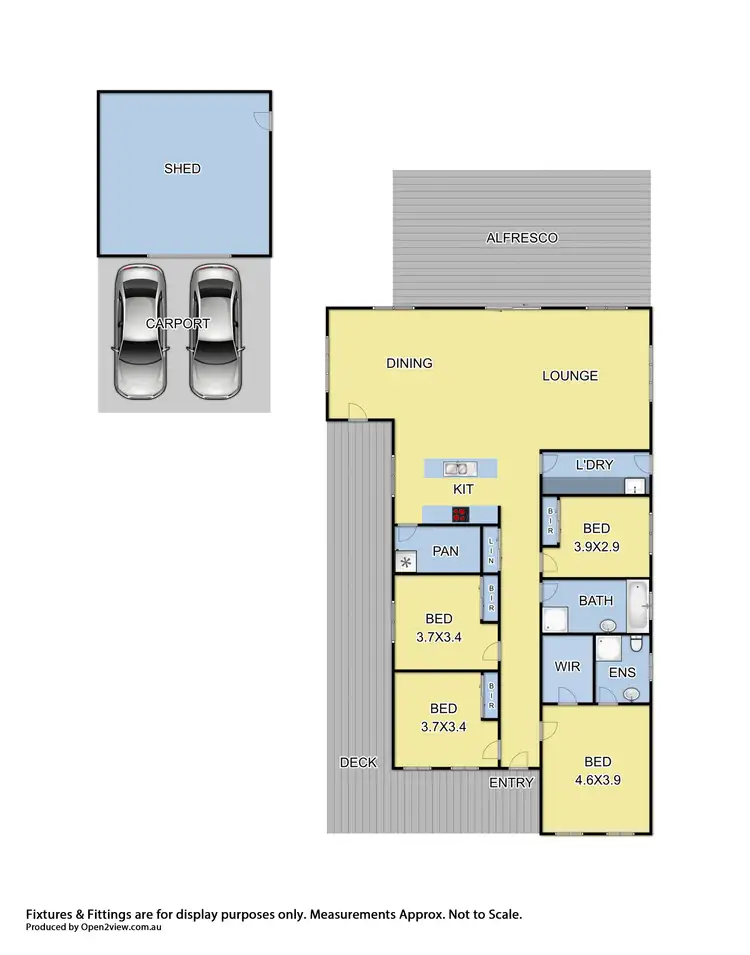 Floorplan of Homely house listing, 6 Currajong Avenue, Kinglake VIC 3763