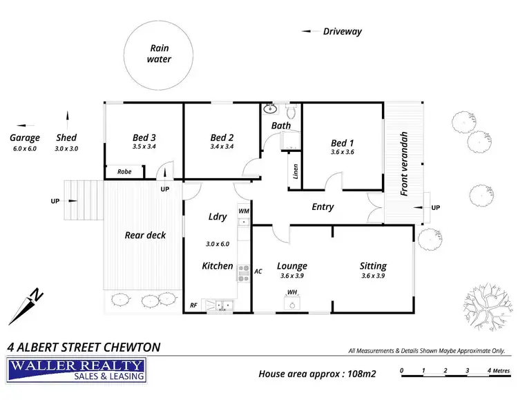 Floorplan of Homely house listing, 4 Albert Street, Chewton VIC 3451