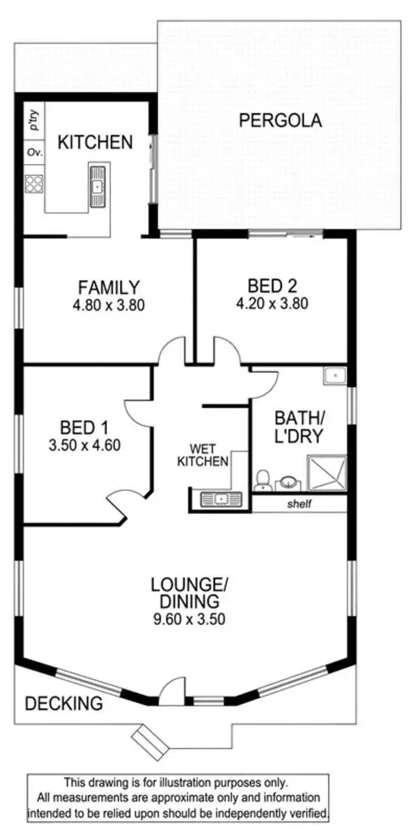 Floorplan of Homely house listing, 45 Stanhope Drive, Robe SA 5276