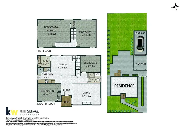 Floorplan of Homely house listing, 32 Fairview Street, Traralgon VIC 3844