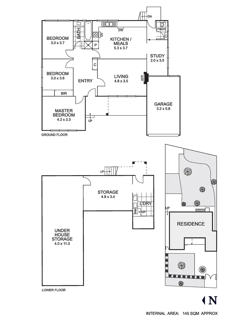 Floorplan of Homely house listing, 6 Convent Court, Coburg North VIC 3058