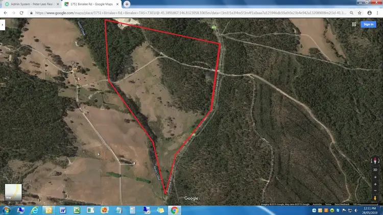 Floorplan of Homely land listing, 1751 Birralee Road, Birralee TAS 7303