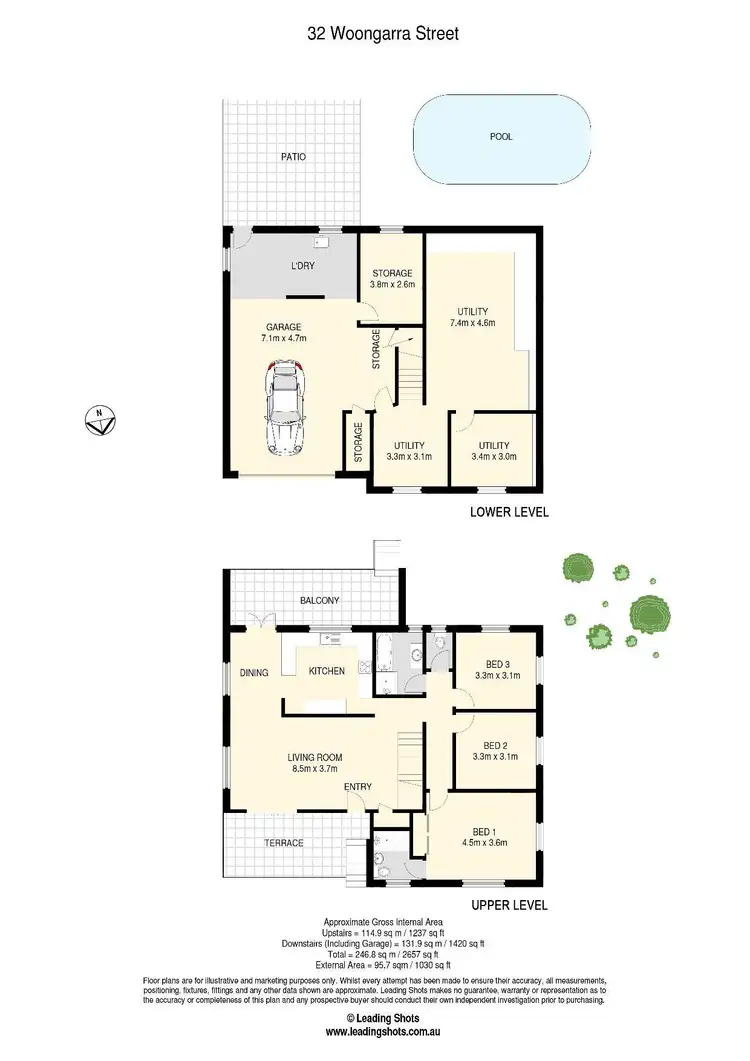 Floorplan of Homely house listing, 32 Woongarra Street, The Gap QLD 4061