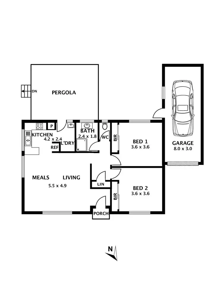 Floorplan of Homely unit listing, 4/37-39 Barkly Street, Sunbury VIC 3429