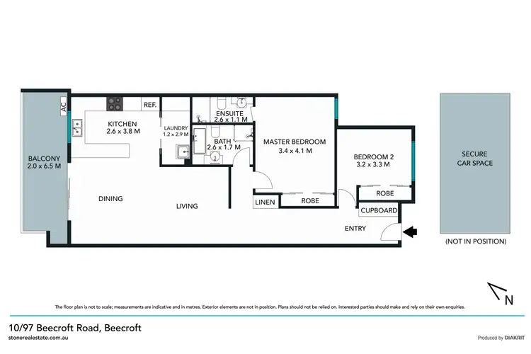 Floorplan of Homely apartment listing, 10/97 Beecroft Road, Beecroft NSW 2119