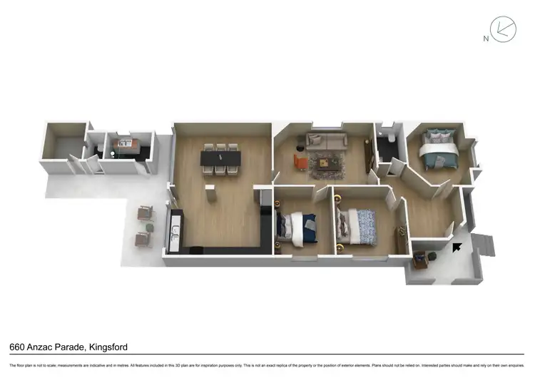 Floorplan of Homely house listing, 660 Anzac Parade, Kingsford NSW 2032