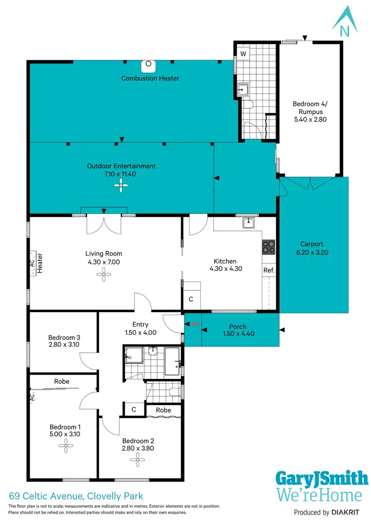 Floorplan of Homely house listing, 69 Celtic Avenue, Clovelly Park SA 5042