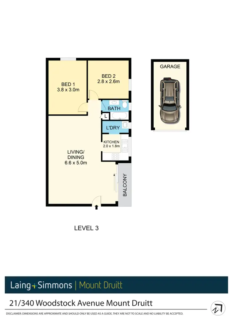 Floorplan of Homely unit listing, 21/340 Woodstock Avenue, Mount Druitt NSW 2770