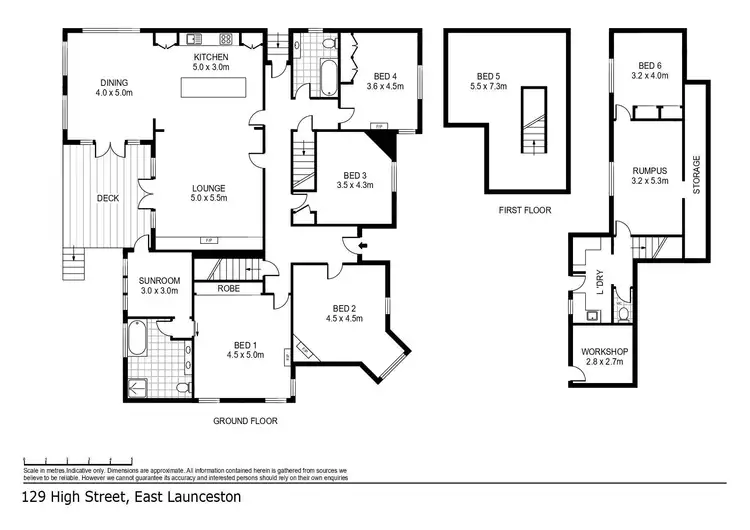 Floorplan of Homely house listing, 129 High Street, East Launceston TAS 7250