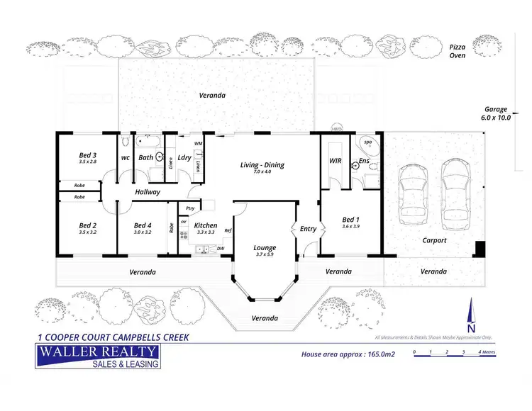 Floorplan of Homely house listing, 1 Cooper Court, Campbells Creek VIC 3451