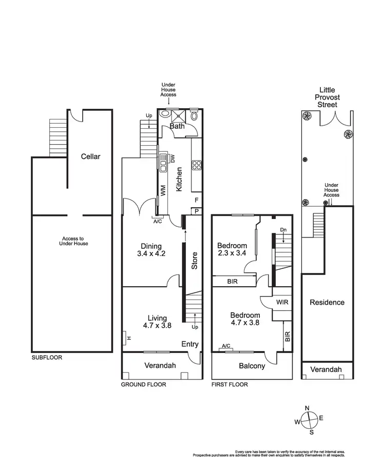 Floorplan of Homely house listing, 606 Queensberry Street, North Melbourne VIC 3051