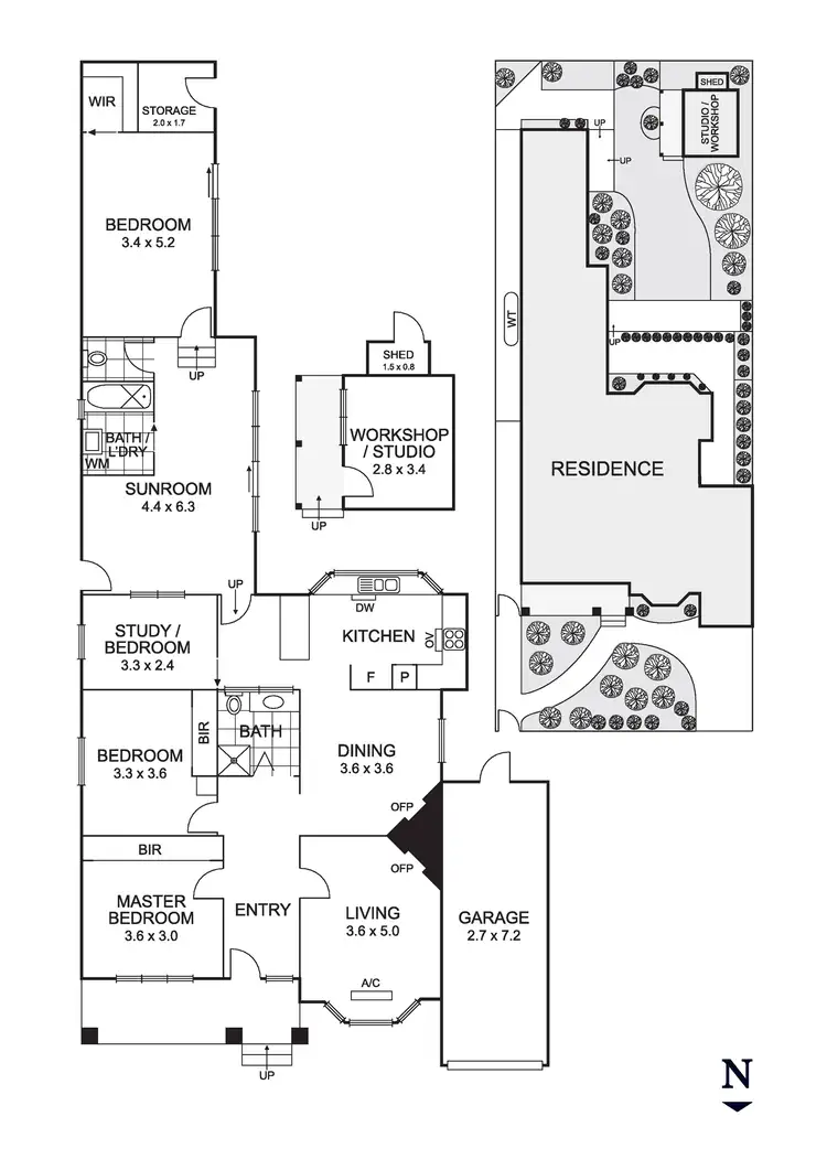 Floorplan of Homely house listing, 135 Munro Street, Coburg VIC 3058
