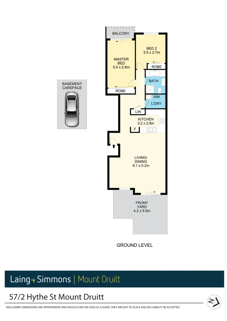 Floorplan of Homely unit listing, 57/2 Hythe Street, Mount Druitt NSW 2770