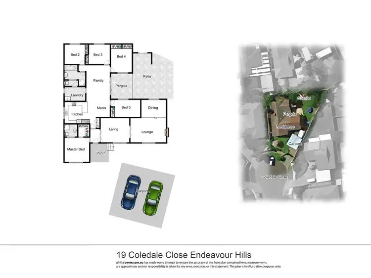 Floorplan of Homely house listing, 19 Coledale Close, Endeavour Hills VIC 3802