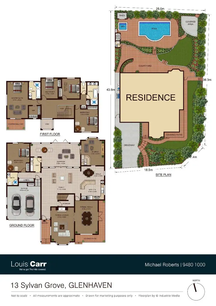 Floorplan of Homely house listing, 13 Sylvan Grove, Glenhaven NSW 2156