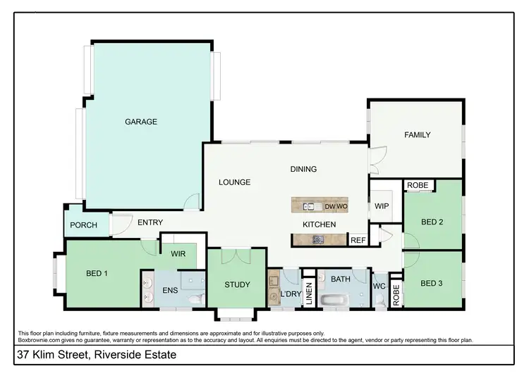 Floorplan of Homely house listing, 37 Klim Street, Killara VIC 3691