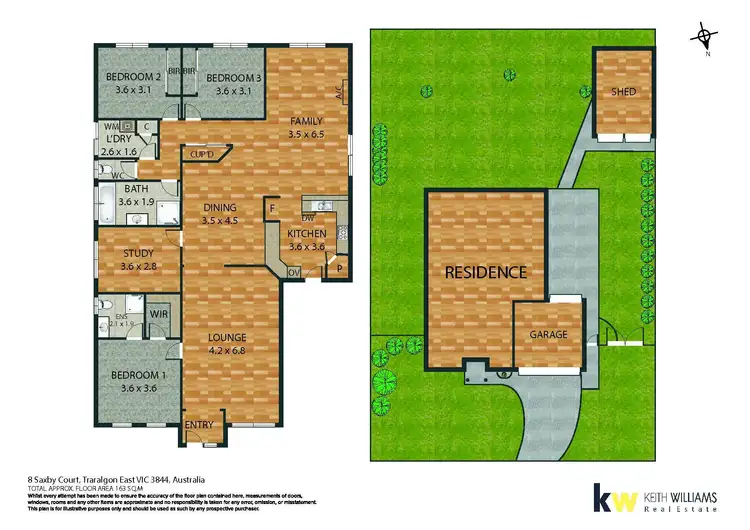 Floorplan of Homely house listing, 8 Saxby Court, Traralgon VIC 3844