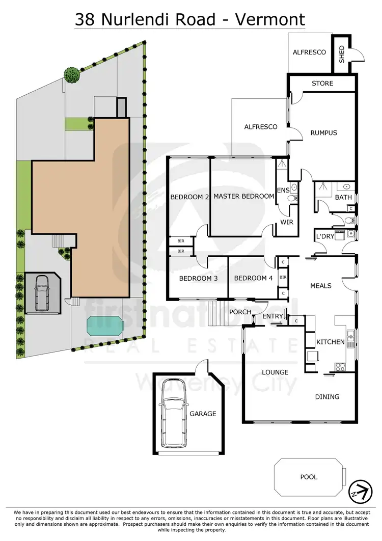 Floorplan of Homely house listing, 38 Nurlendi Road, Vermont VIC 3133