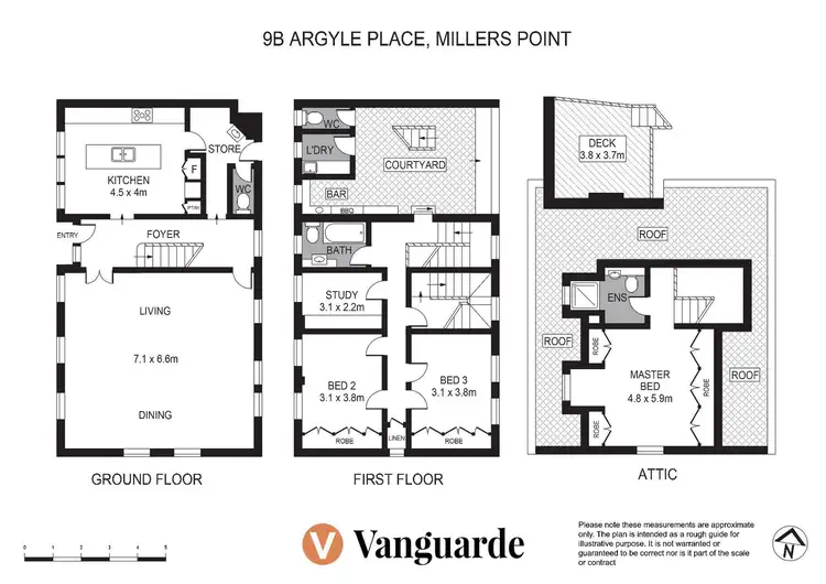 Floorplan of Homely house listing, 9B Argyle Place, Millers Point NSW 2000