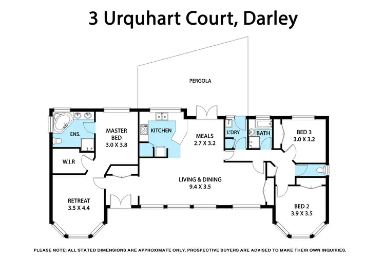 Floorplan of Homely house listing, 3 Urquhart Court, Darley VIC 3340