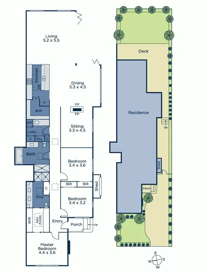 Floorplan of Homely house listing, 10 Chestnut Street, Surrey Hills VIC 3127