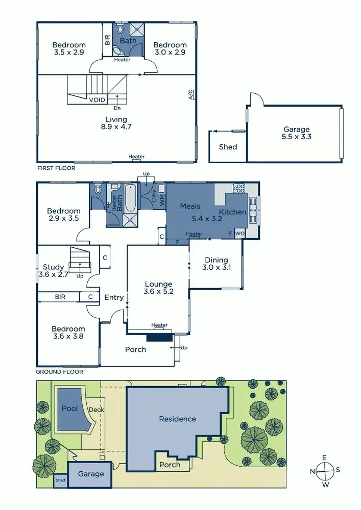 Floorplan of Homely house listing, 15 Edgewood Avenue, Burwood East VIC 3151