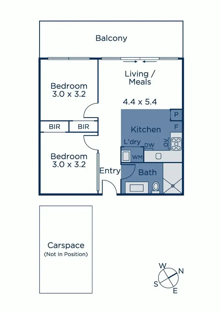 Floorplan of Homely apartment listing, 8/1528 Malvern Road, Glen Iris VIC 3146