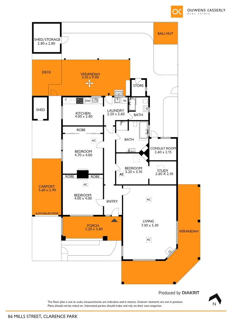 Floorplan of Homely house listing, 86 Mills Street, Clarence Park SA 5034