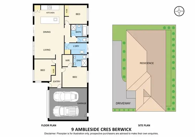 Floorplan of Homely house listing, 9A Ambleside Crescent, Berwick VIC 3806