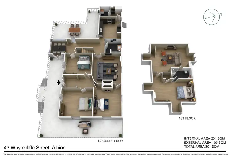 Floorplan of Homely house listing, 43 Whytecliffe Street, Albion QLD 4010