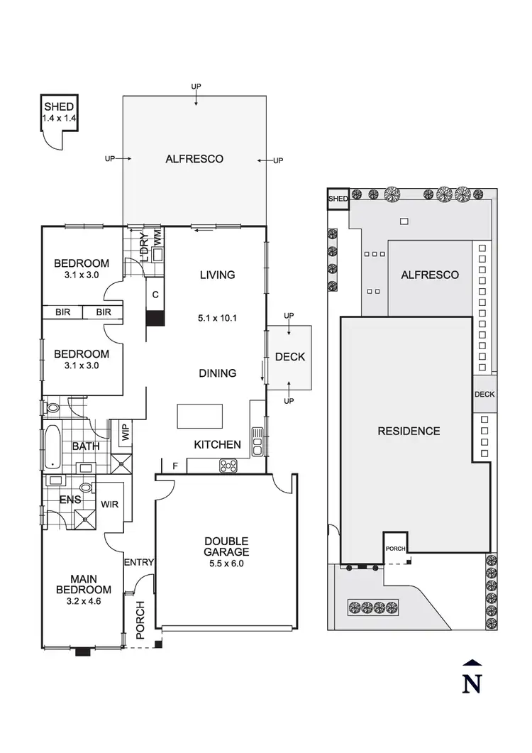 Floorplan of Homely house listing, 16 Firecrest Road, Manor Lakes VIC 3024