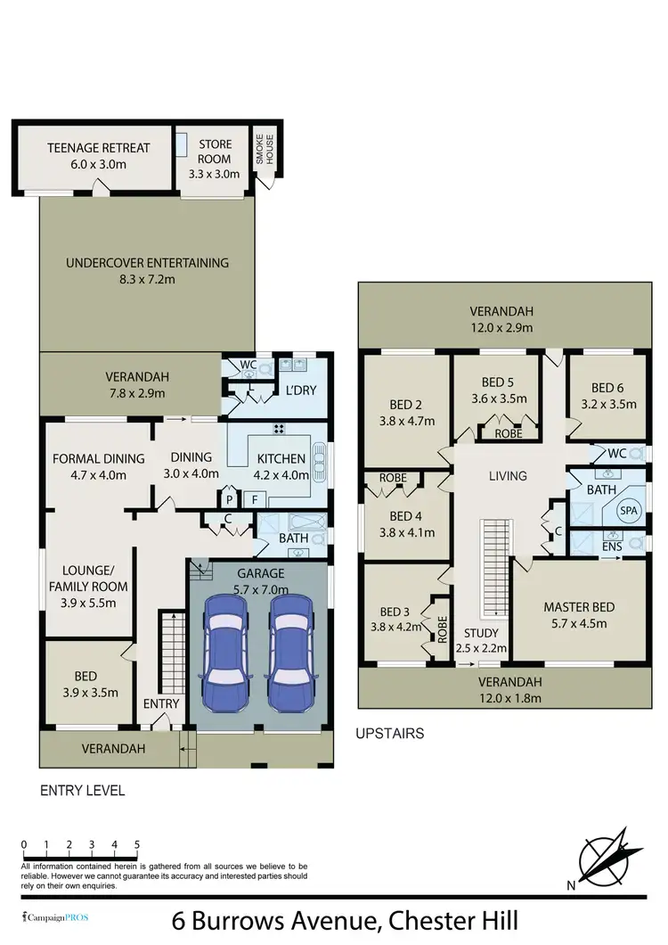 Floorplan of Homely house listing, 6 Burrows Avenue, Chester Hill NSW 2162